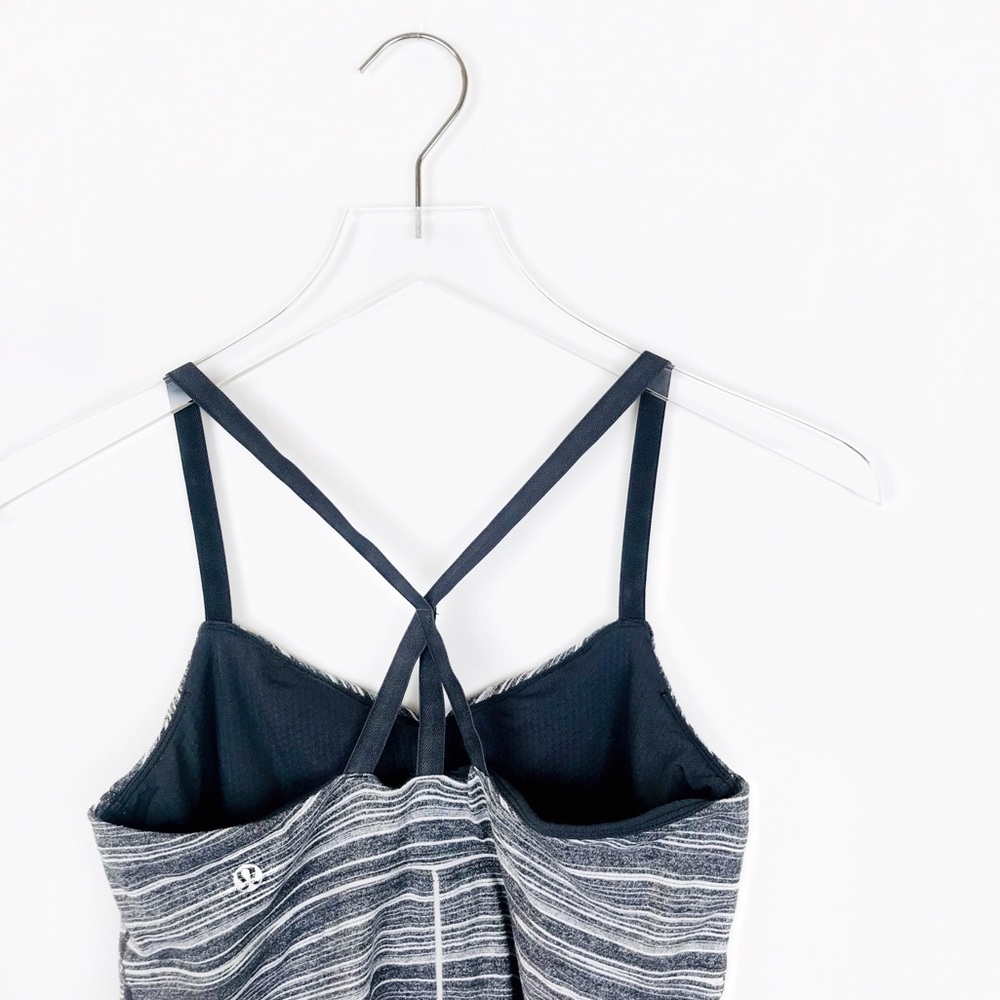 Lululemon athletica Gray marled strappy tank